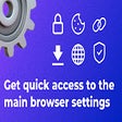 Programın simgesi: Settings for Chrome