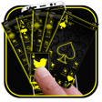 Programikonen: Neon Card Ace Spade Theme