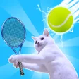 プログラムのアイコン：Cat Play Tennis: Meme Spo…