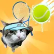 Cat Play Tennis: Meme Sport