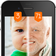 أيقونة البرنامج: Face scanner What age Pra…
