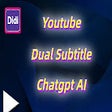 AI Youtube Netflix dual subtitle (Eng Study)