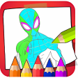 Coloring Super Hero Spider
