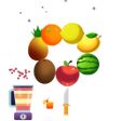 fruit cut - smash for juice icon