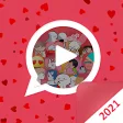 Stickers animados de amor para