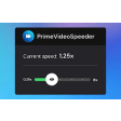 Prime Video Speeder: adjust playback speed