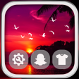 Biểu tượng của chương trình: Sunset Launcher Theme