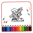 Programın simgesi: FNF Coloring Book-Easy Dr…