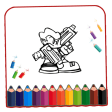 FNF Coloring Book-Easy Drawing