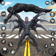 Ícone do programa: Black Spider Rope Hero Ma…