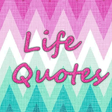 プログラムのアイコン：Glitter Life Quotes Wallp…