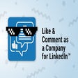 Like & Comment as a Company for LinkedIn™ icon