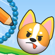 Иконка программы: Dog Crash: Draw Puzzle