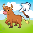 プログラムのアイコン：Puzzle Kids Animal Shapes