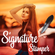 Icoon van programma: Signature Stamp On Camera…