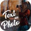 Programikonen: Text on photo photo edito…