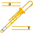 Icoon van programma: Trombone Slide Position C…