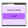 Ikon program: Intend New Tab Page