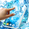 プログラムのアイコン：Water drops live wallpape…