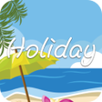 Ikon program: Holiday Font for FlipFont…
