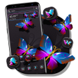 أيقونة البرنامج: Blue Pink Butterfly Theme