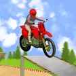 Racing on Bike Moto Stunt