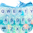 Programın simgesi: Water Keyboard - Blue Gla…