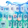 Programın simgesi: Water Keyboard - Blue Gla…