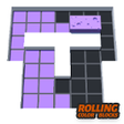 Programikonen: Rolling color blocks