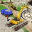 Amphibious Excavator Crane  Dump Truck Simulator