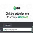 أيقونة البرنامج: What Font - find font