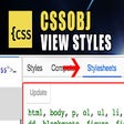 Programın simgesi: CSSObj Check Stylesheet C…