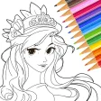 Princess Coloring: Colorscapes