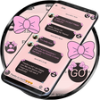 Programikonen: SMS Theme Ribbon Pink mes…