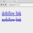 Strike Out Nofollow Links