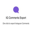 Icon of program: IGCommentsExport - Export…