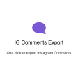 IGCommentsExport - Export Instagram Comments