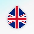 ไอคอนของโปรแกรม: Learn British English - D…