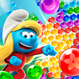 ไอคอนของโปรแกรม: The Smurfs - Bubble Pop