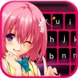 Anime Keyboard - Emoji Keyboard Themes Fonts GIF
