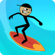 Stickman Surfer
