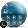 Programikonen: Theme Dialer Bubble Rain