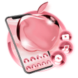 Programikonen: Pink Rose Gold Launcher T…