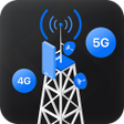5G4G LTE : Cellular Tower icon