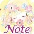 Simple Notepad Flowery Kiss