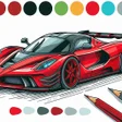 Icon of program: Cars Glitter Color by Num…