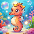 ไอคอนของโปรแกรม: Fishing Seahorse Jump