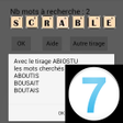 Ikon program: Anagrammes 7 lettres