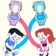 プログラムのアイコン：Toilet Game: Draw Path