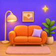Ícone do programa: HomraAI: AI Home Room Pla…